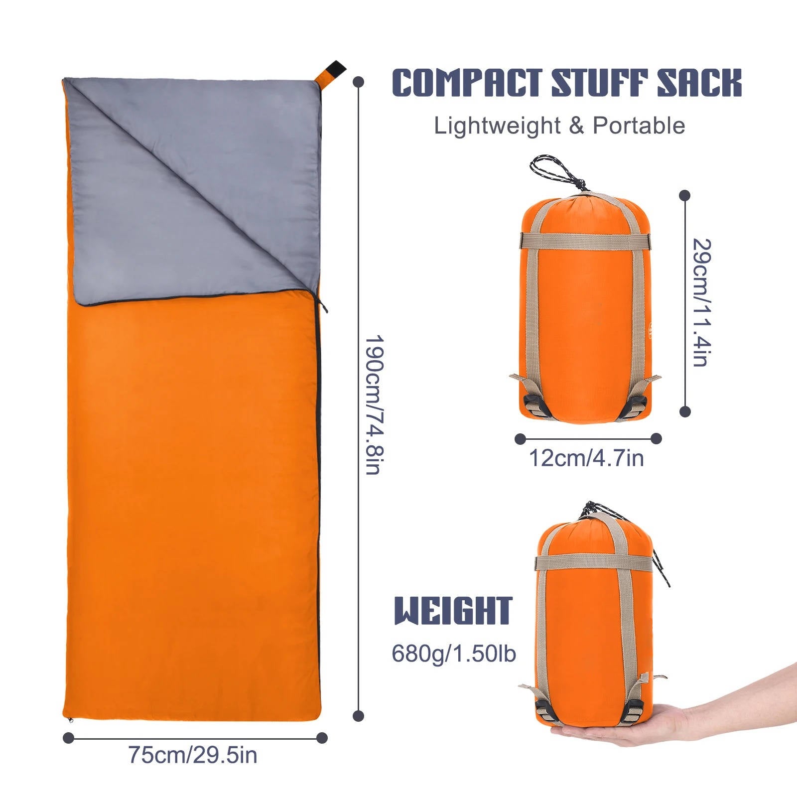 Sleeping Bag For Adults | Engineered for the Great Outdoors — Lightweight, Tough & Dependable