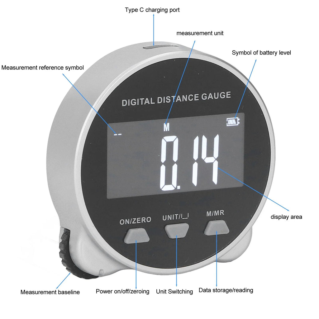 Smart Digital Tape Measure with LCD Display | Durable, Reliable & Designed for Both Home DIY & Professional Use