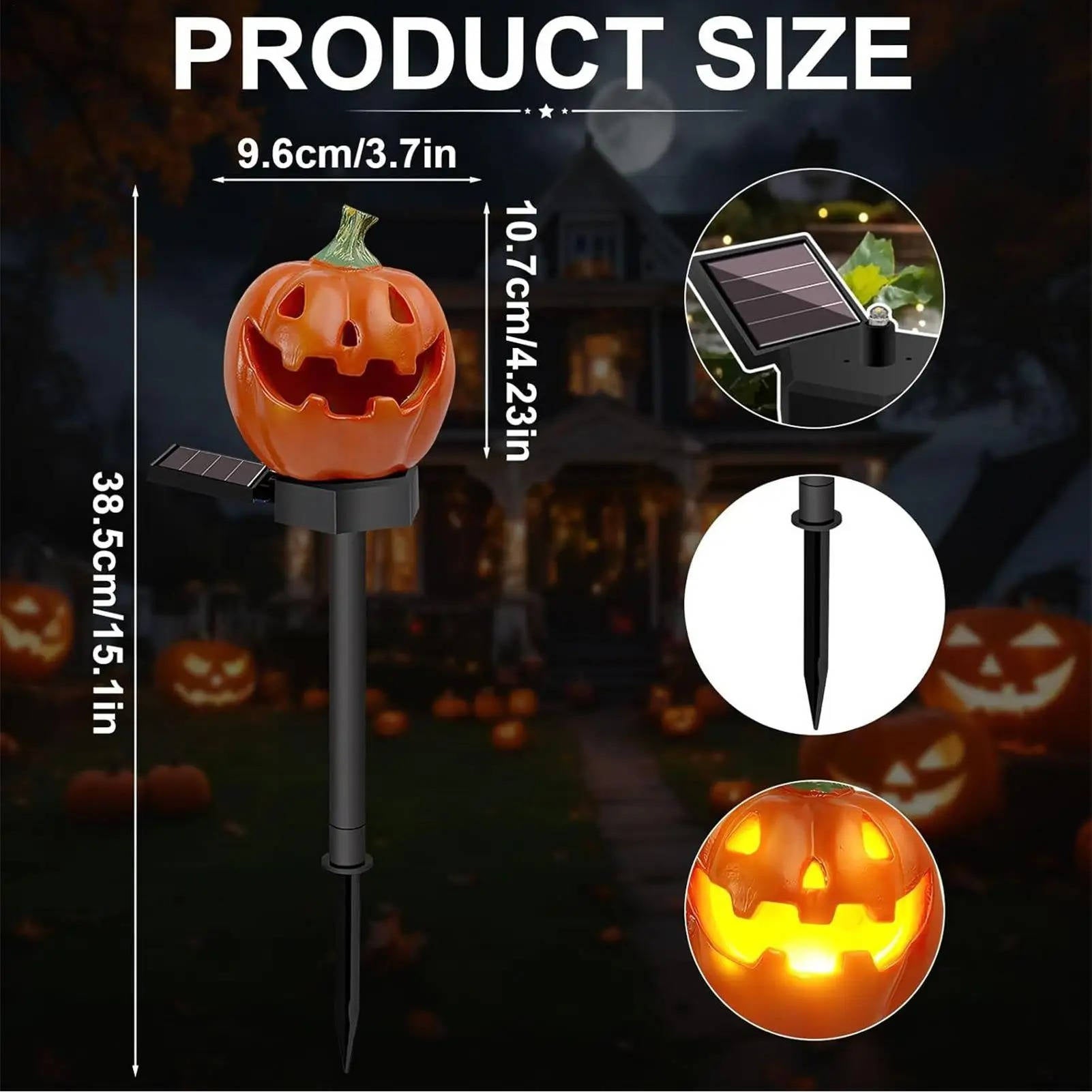 Light Up Pumpkin Decor Halloween Pathway Lights | Beautiful, Festive & Built to Last Season After Wonderful Season