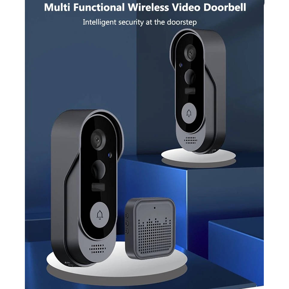 Wireless Smart Video Doorbell | No Subscription Needed | High Definition Camera Doorbell | Cleverly Designed for Everyday Use — You'll Wonder How You Managed Without It