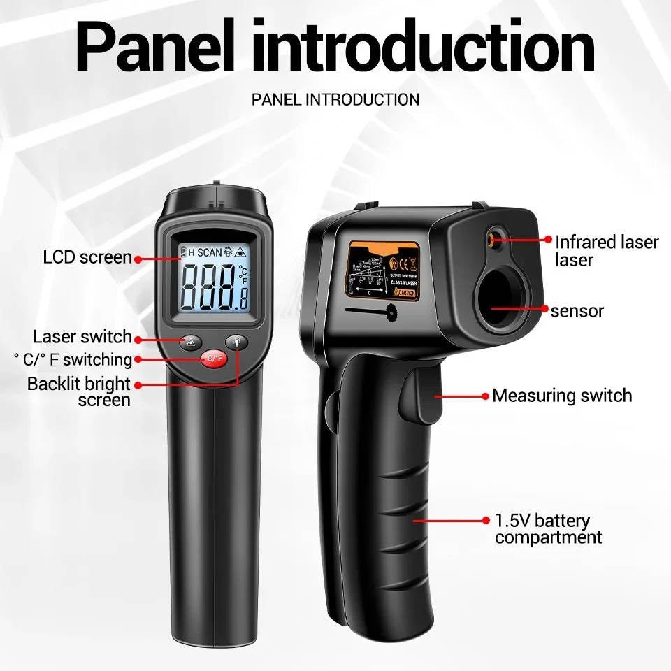 Infrared Laser Thermometer All In One | Intelligent Design Meets Reliable, Long-Lasting Everyday Performance