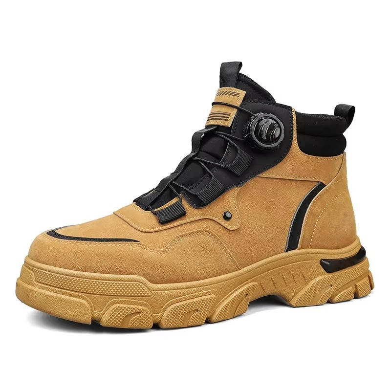 Men's Rugged Heavy Duty Work Boots | Steel Toe Safety Boots for Construction & Outdoor Work