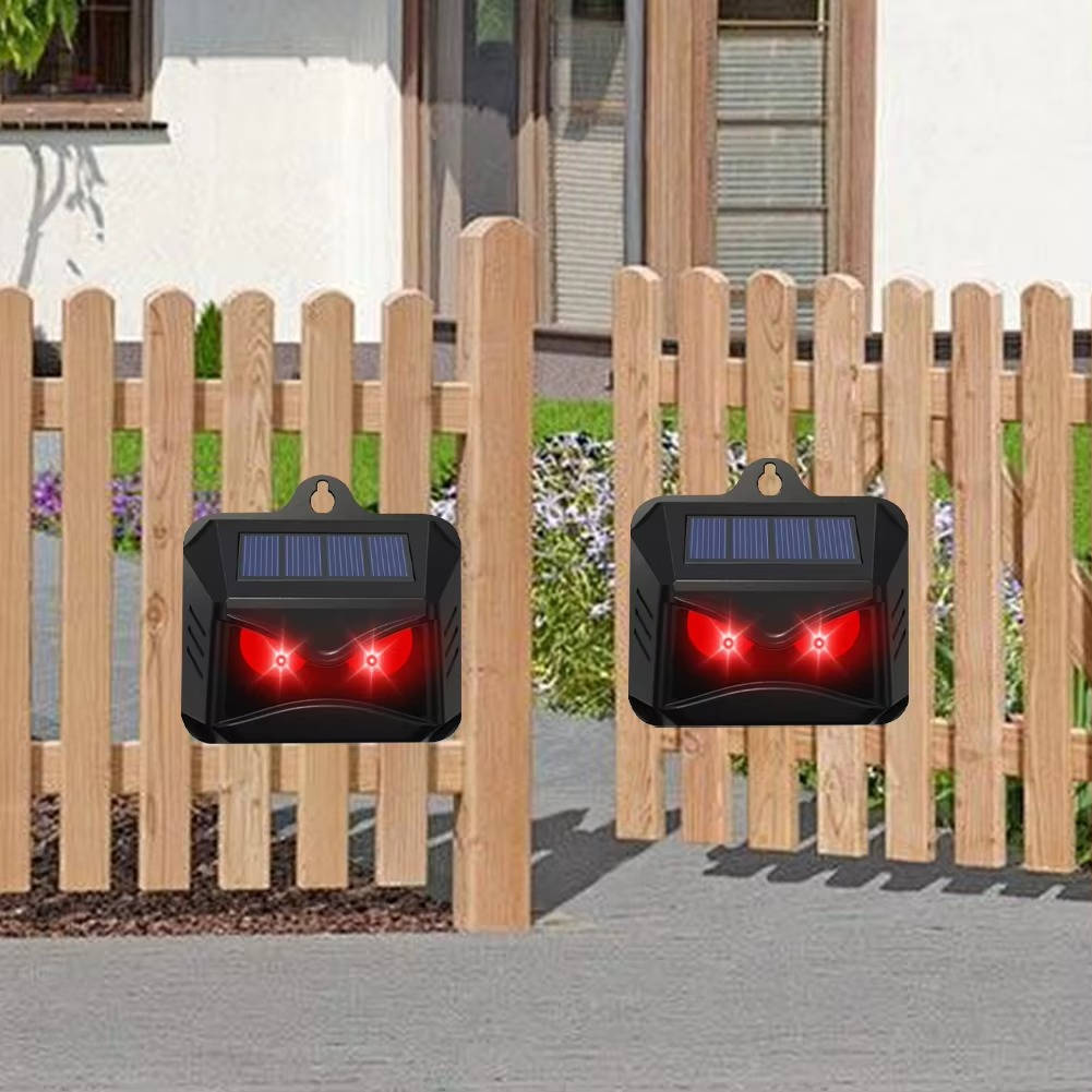 2pcs Solar Powered Ultrasonic Animal Repellent | Easy-Care Garden Essential That Transforms Any Outdoor Space