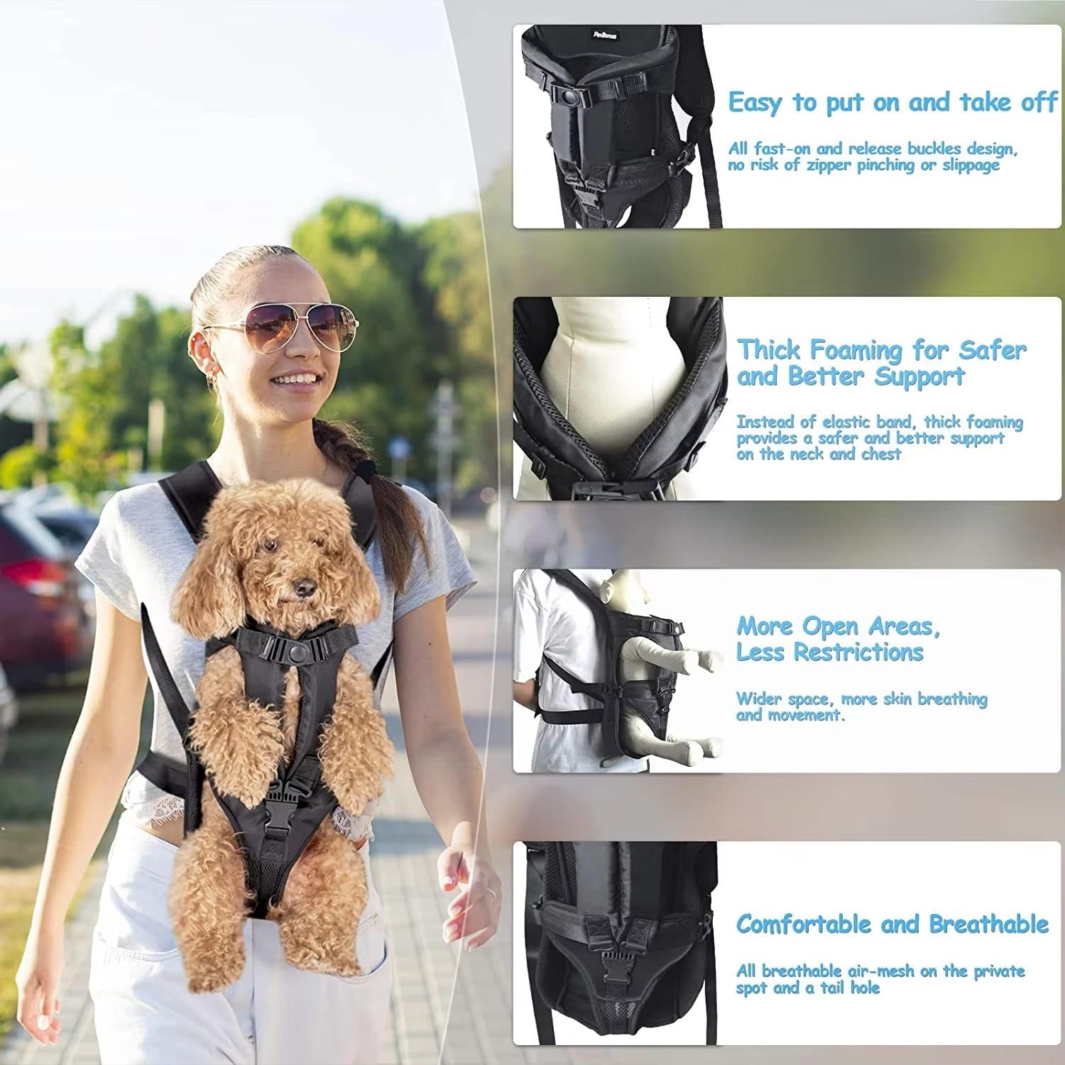 Dog Carrying Backpack | Designed for Happy, Healthy, Well-Loved Pets of Every Breed