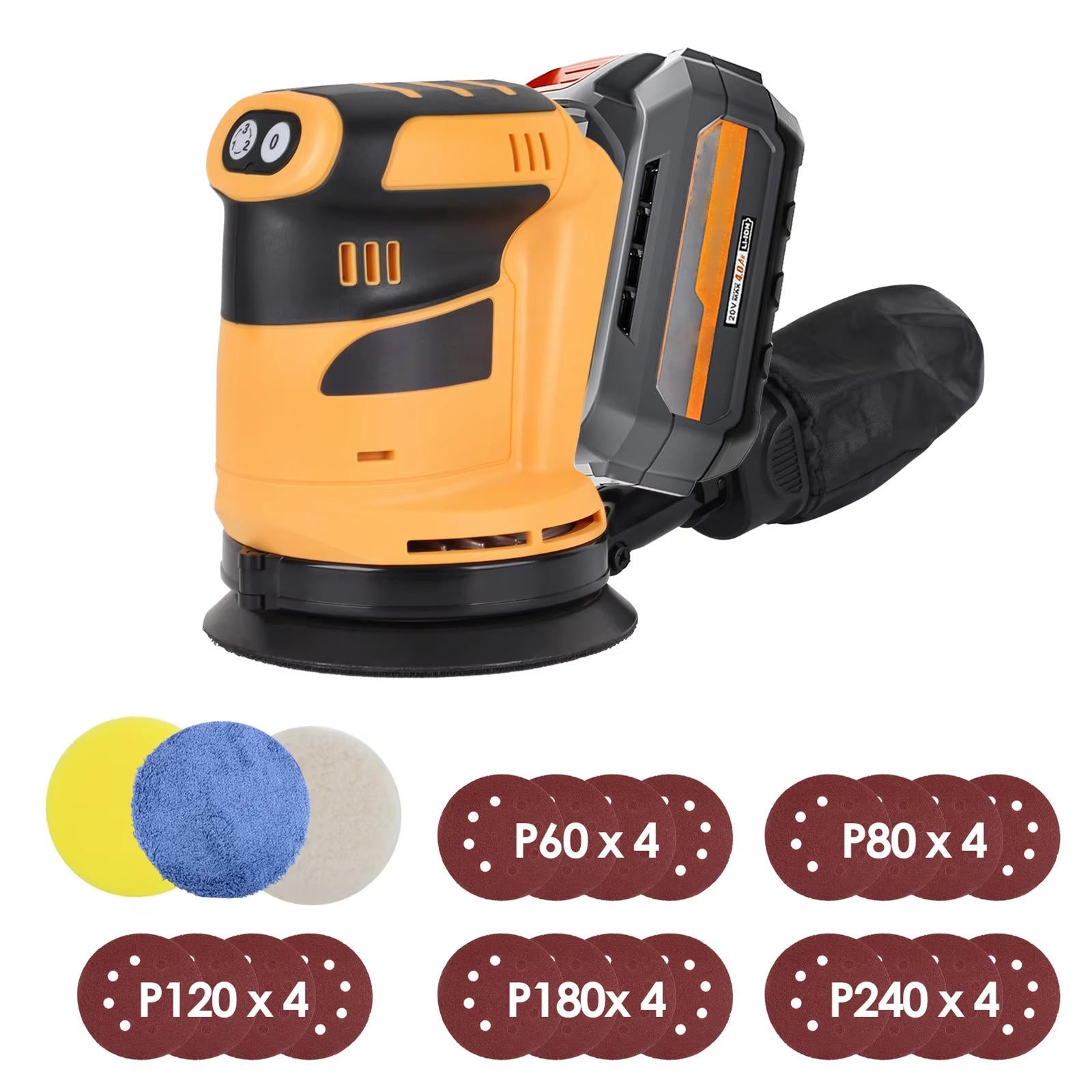 Brushless Orbital Electric Sander | Precision Engineering for DIY Enthusiasts & Trade Professionals Alike
