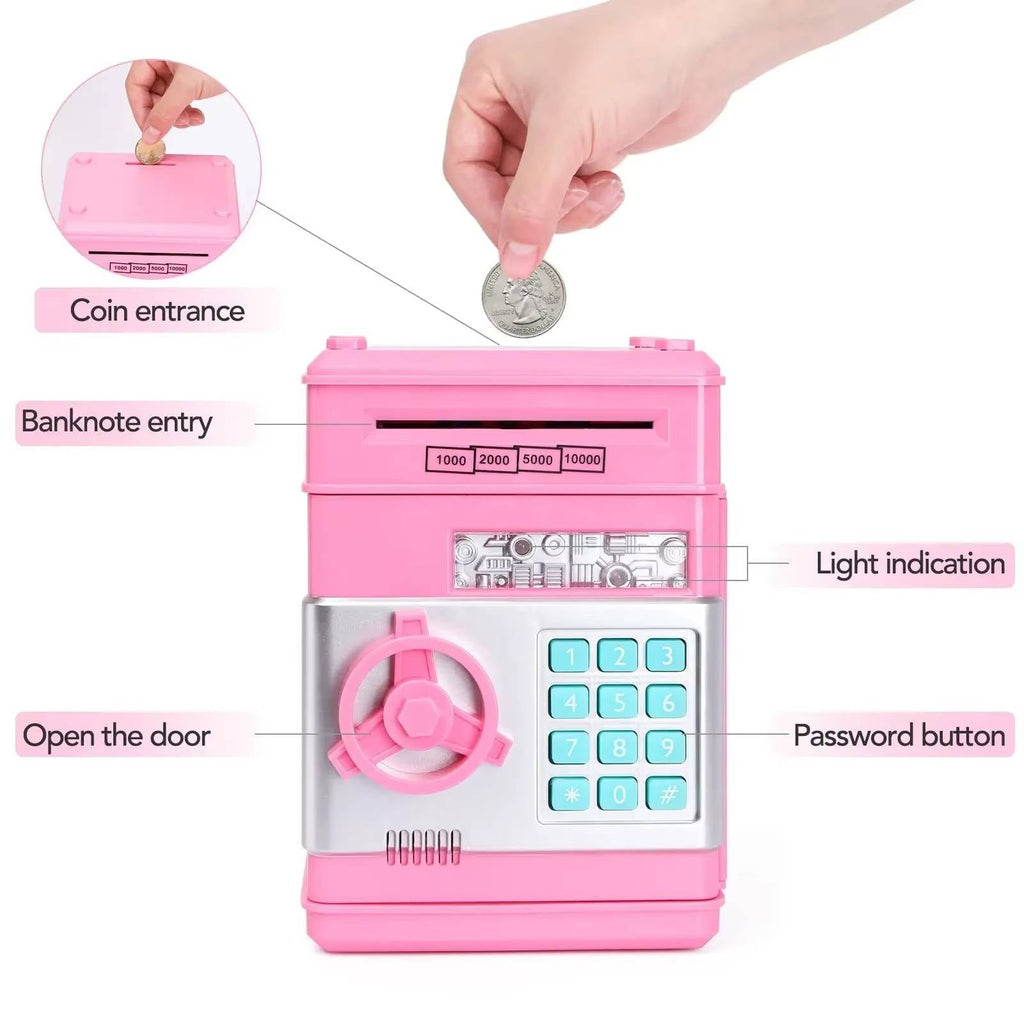Piggy Bank for Kids | Award-Winning Toy Design for Kids Who Love to Learn, Build & Play
