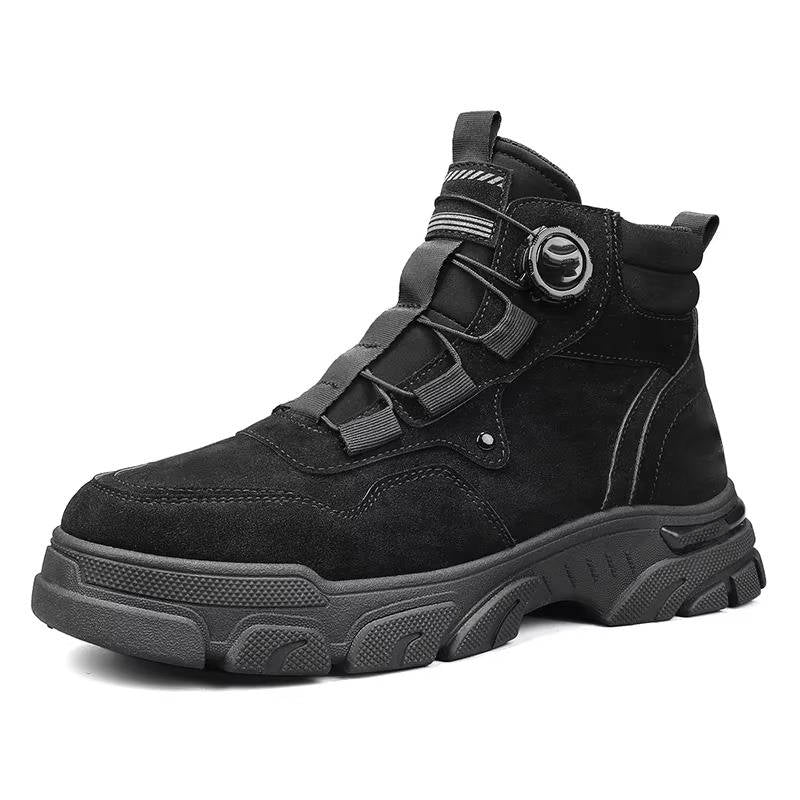 Men's Rugged Heavy Duty Work Boots | Steel Toe Safety Boots for Construction & Outdoor Work