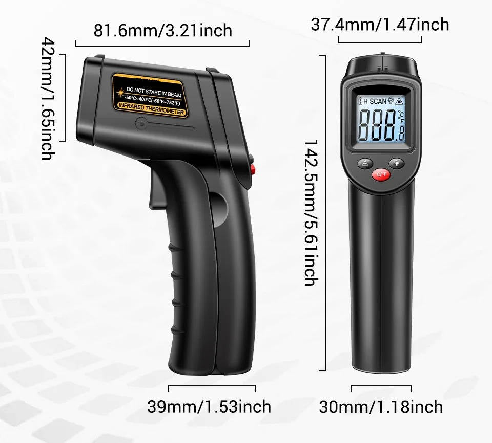 Infrared Laser Thermometer All In One | Intelligent Design Meets Reliable, Long-Lasting Everyday Performance