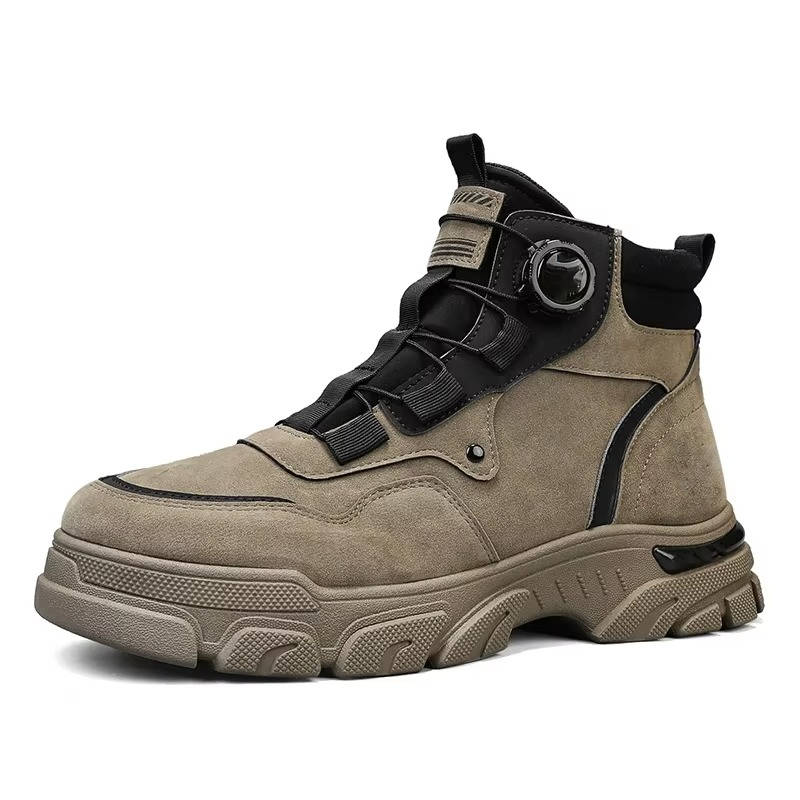 Men's Rugged Heavy Duty Work Boots | Steel Toe Safety Boots for Construction & Outdoor Work