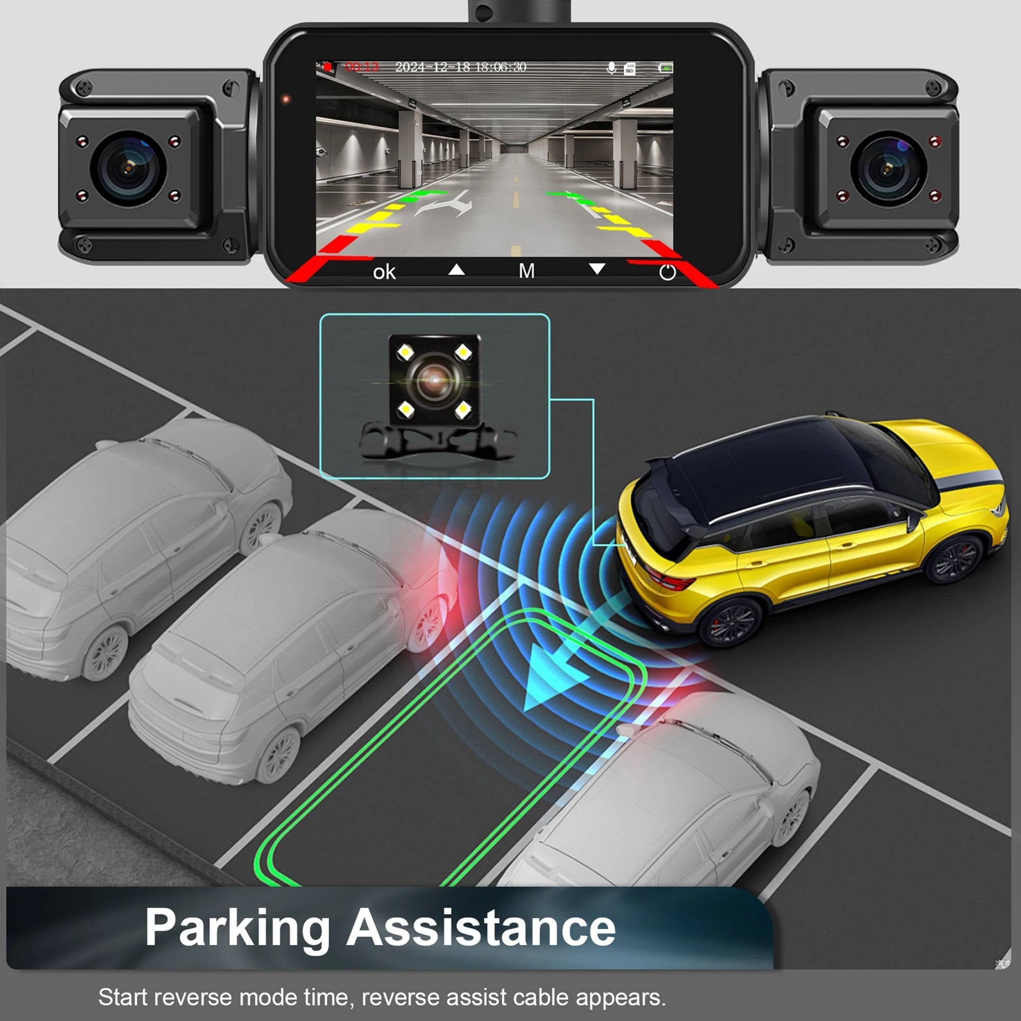 Wireless Car Dash Cam Front And Rear With Night Vision | Smart, Reliable Technology for Easier, More Connected Everyday Living