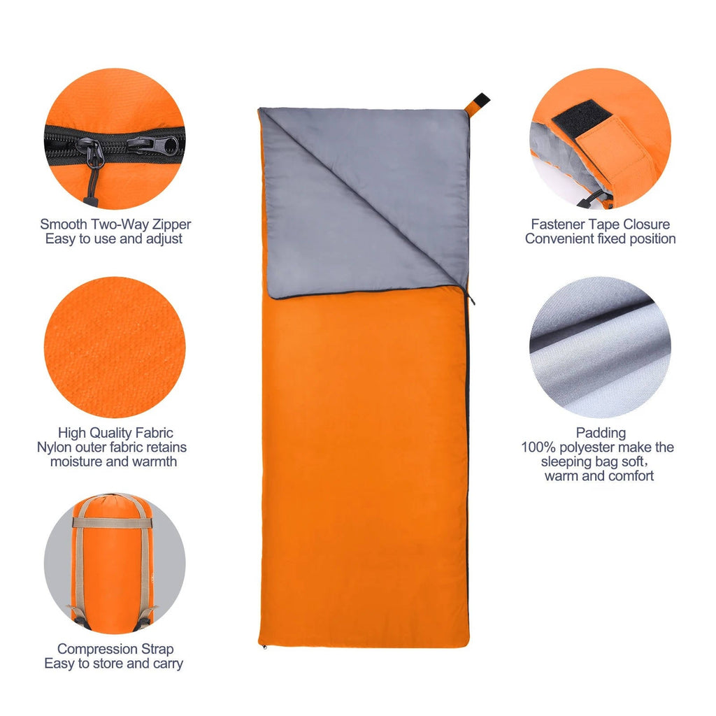 Sleeping Bag For Adults | Engineered for the Great Outdoors — Lightweight, Tough & Dependable
