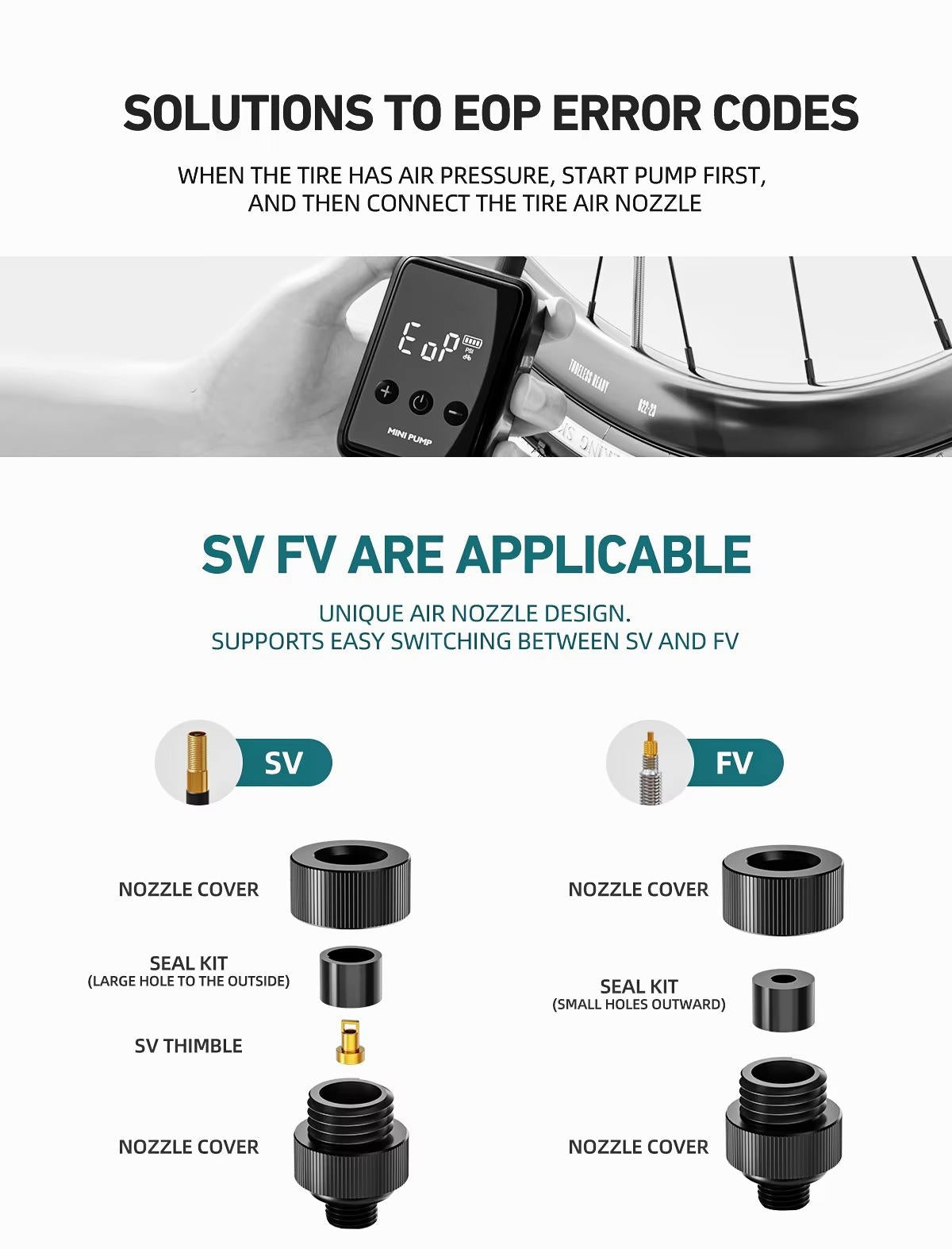 Electric Mini Bike Pump | Engineered for the Great Outdoors — Lightweight, Tough & Dependable