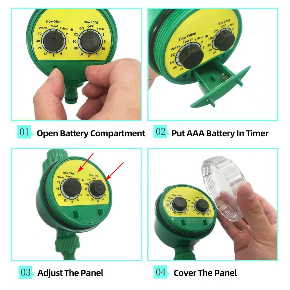 Drip Irrigation System With Automatic Timer | Easy-Care Garden Essential That Transforms Any Outdoor Space