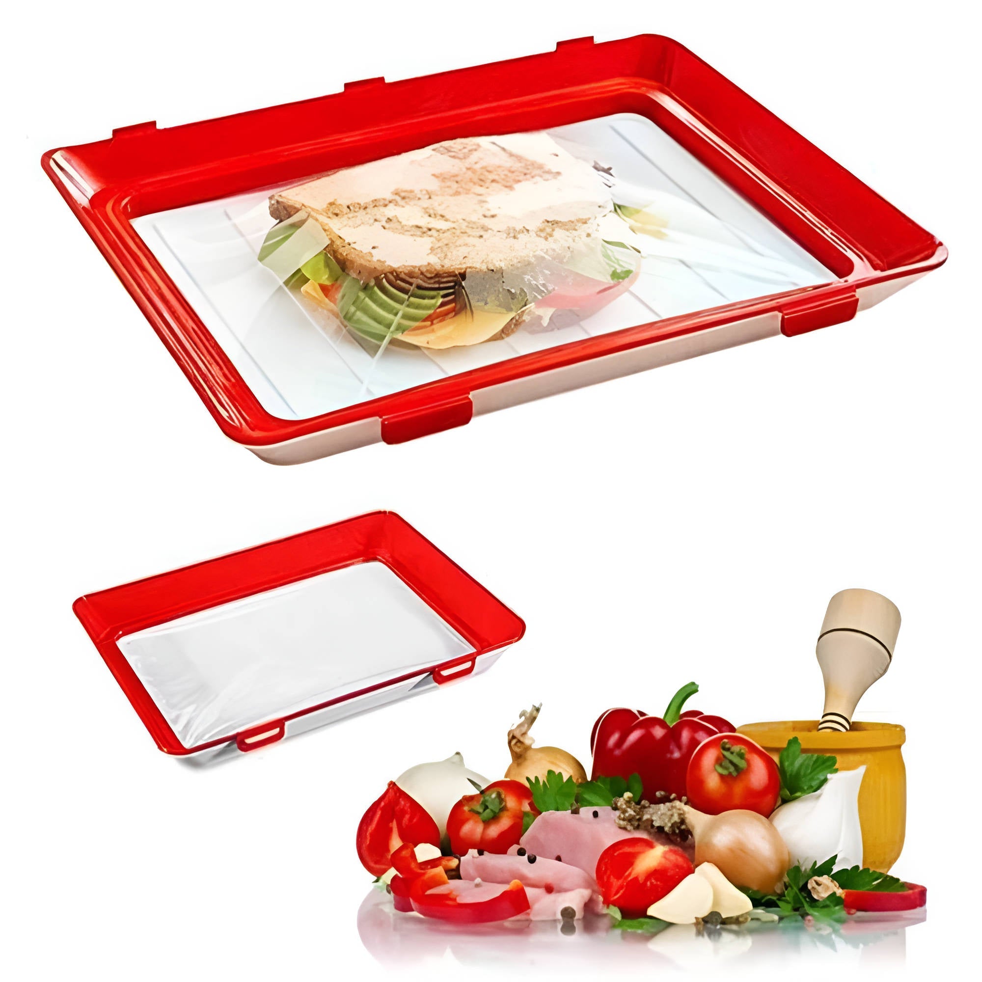 Food Preservation Tray for Long Term Food Storage | Smart Kitchen Gadget That Makes Meal Prep Faster, Easier & More Enjoyable
