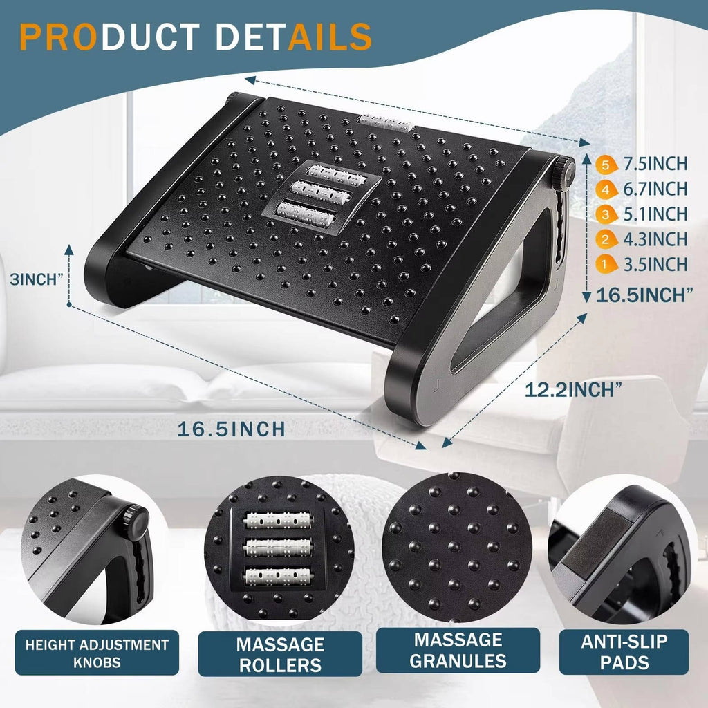 Under Desk Foot Rest | Practical, Beautiful & Built to Last — The Smart Choice for Any Home