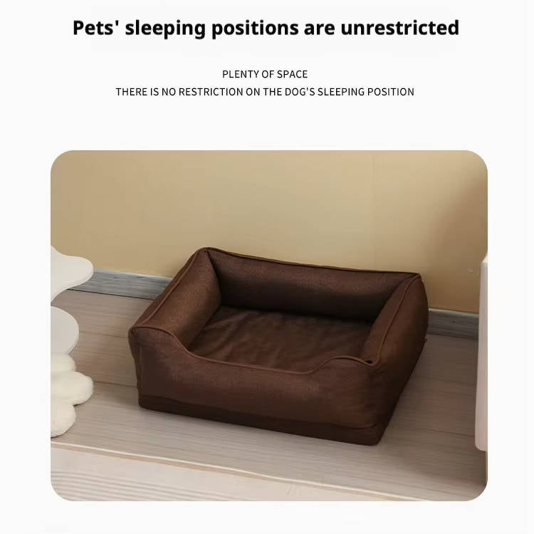 Orthopedic Anti-Slip Dog Car Seat Cover | Waterproof Back Seat Protector with Pet Bed