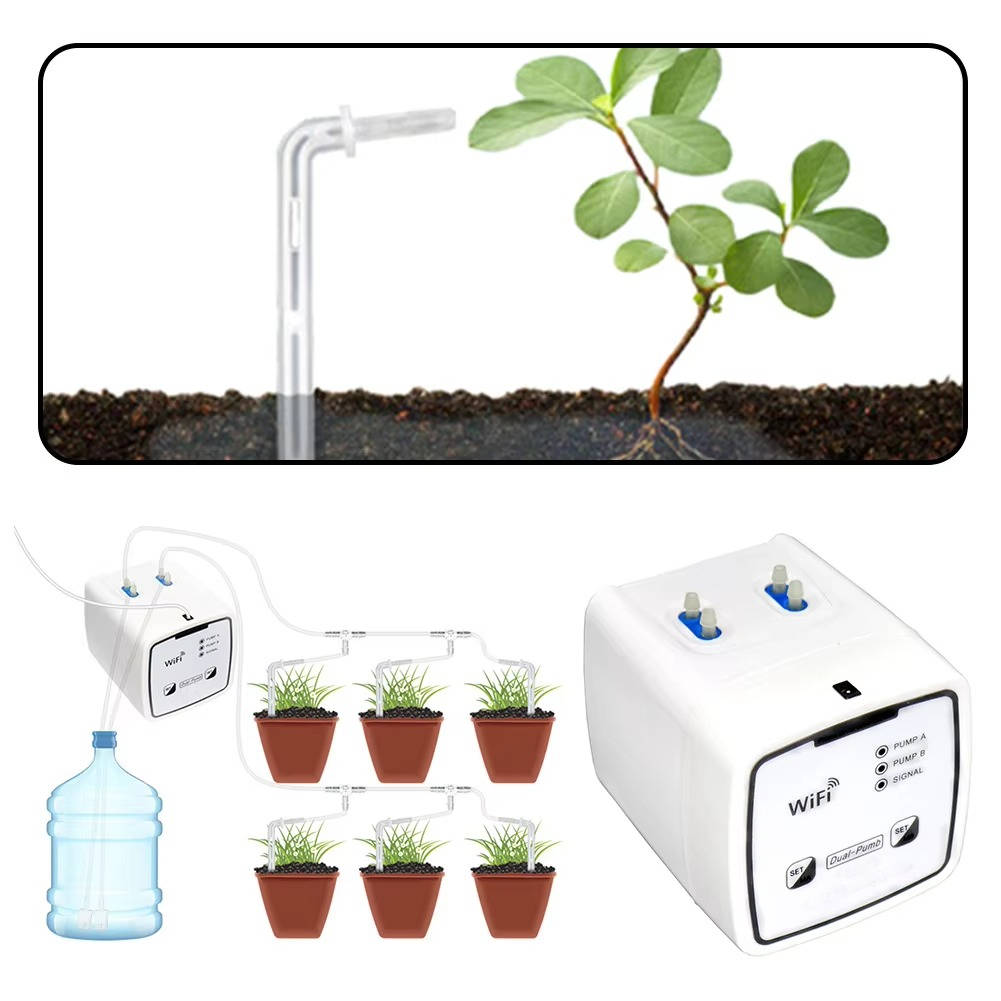 Wifi Smart Automatic Waterer For Plants — Up To 20 Pots | Hardy, Weather-Resistant & Beautifully Designed for Your Outdoor Space