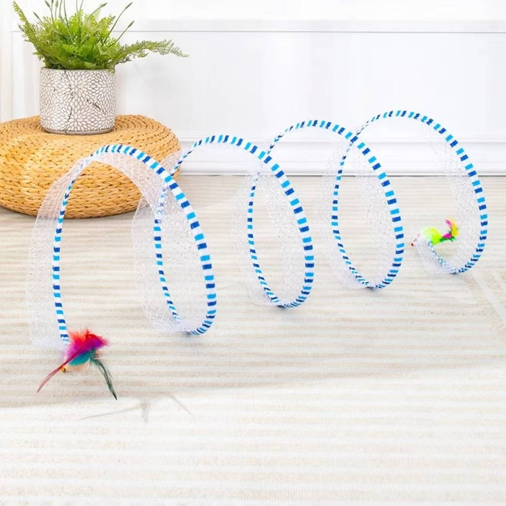 Cat Hunting Toy Set | Interactive Feather Wand & Plush Prey Toy for Indoor Cats