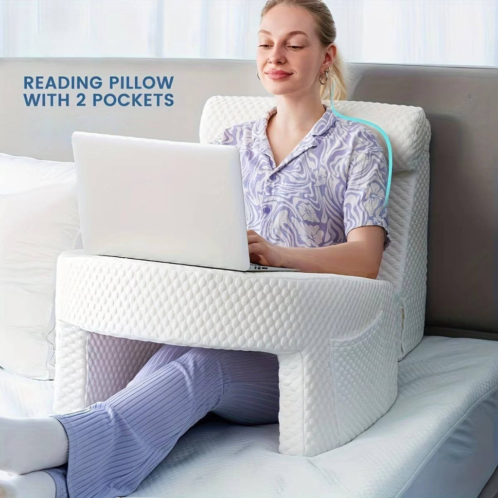 Reading Pillow For Bed | Upgrade Your Home with This Thoughtfully Designed Everyday Essential
