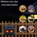 2pcs Solar Powered Ultrasonic Animal Repellent | Easy-Care Garden Essential That Transforms Any Outdoor Space