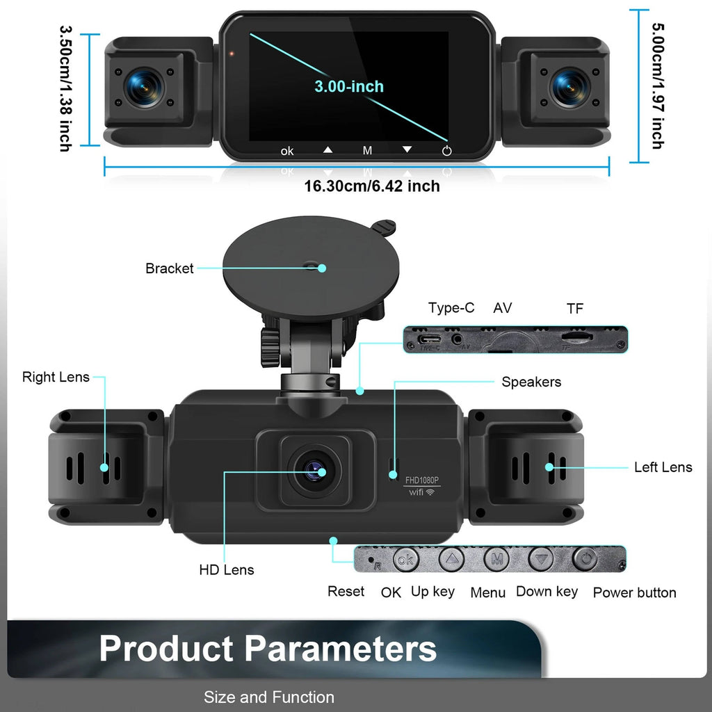 Wireless Car Dash Cam Front And Rear With Night Vision | Smart, Reliable Technology for Easier, More Connected Everyday Living