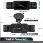 Wireless Car Dash Cam Front And Rear With Night Vision | Smart, Reliable Technology for Easier, More Connected Everyday Living