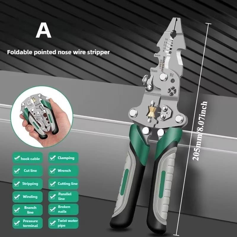 Multifunctional Wire Stripper Tool | Precision Engineering for DIY Enthusiasts & Trade Professionals Alike