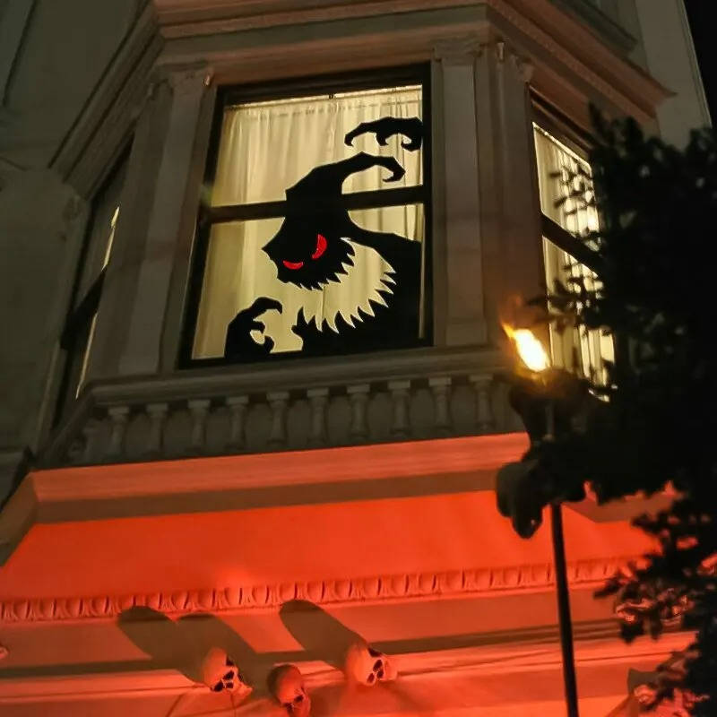 Scary Halloween Window Decorations | Some Decorations Are Just Décor — This One Becomes Part of Your Tradition