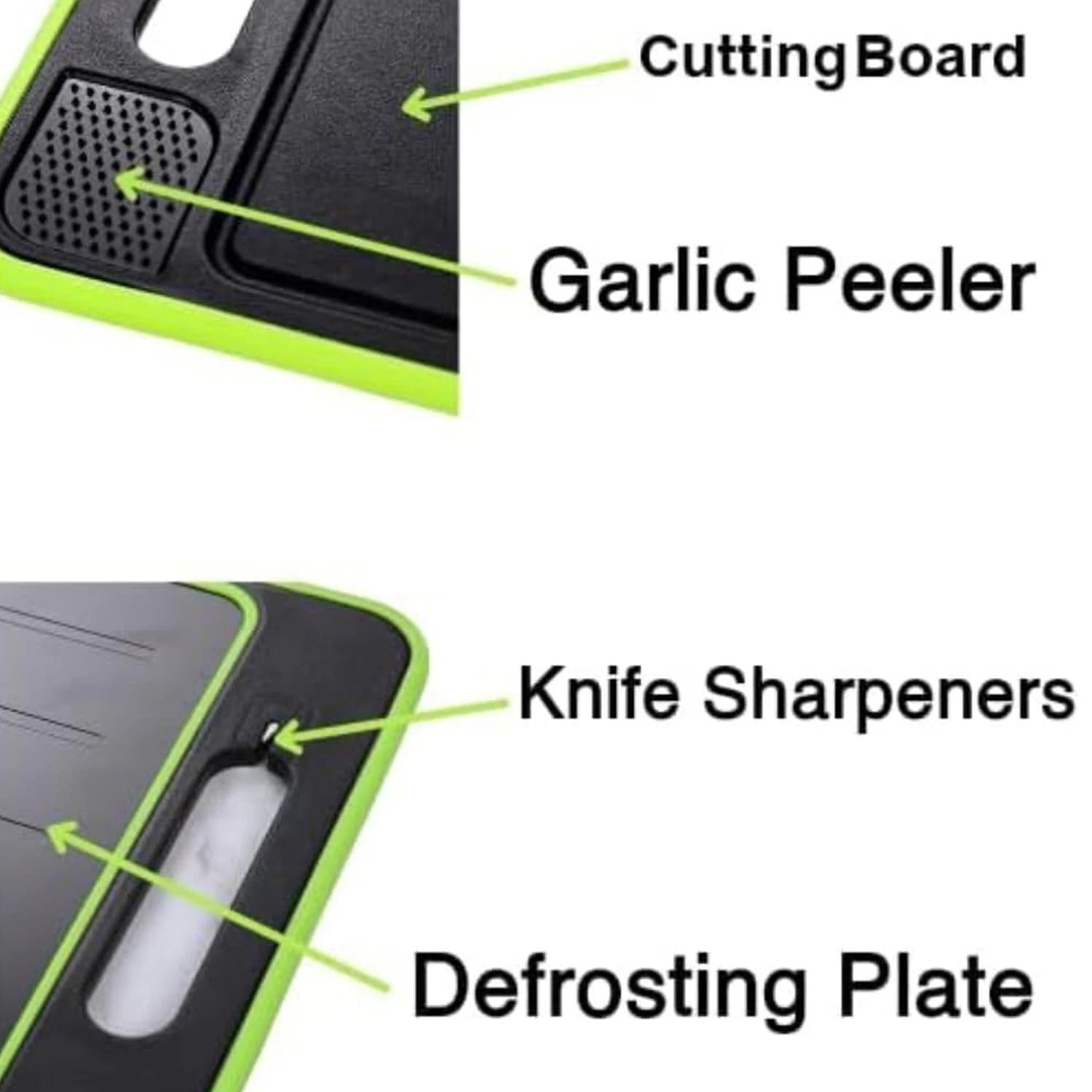 4-in-1 Cutting Board & Thaw Defrosting Tray | Smart Kitchen Gadget That Makes Meal Prep Faster, Easier & More Enjoyable
