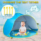 Baby Beach Tent UV Protection | Parent-Trusted Baby Essential — Comfort, Safety & Peace of Mind