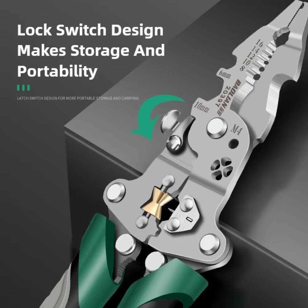 Multifunctional Wire Stripper Tool | Precision Engineering for DIY Enthusiasts & Trade Professionals Alike