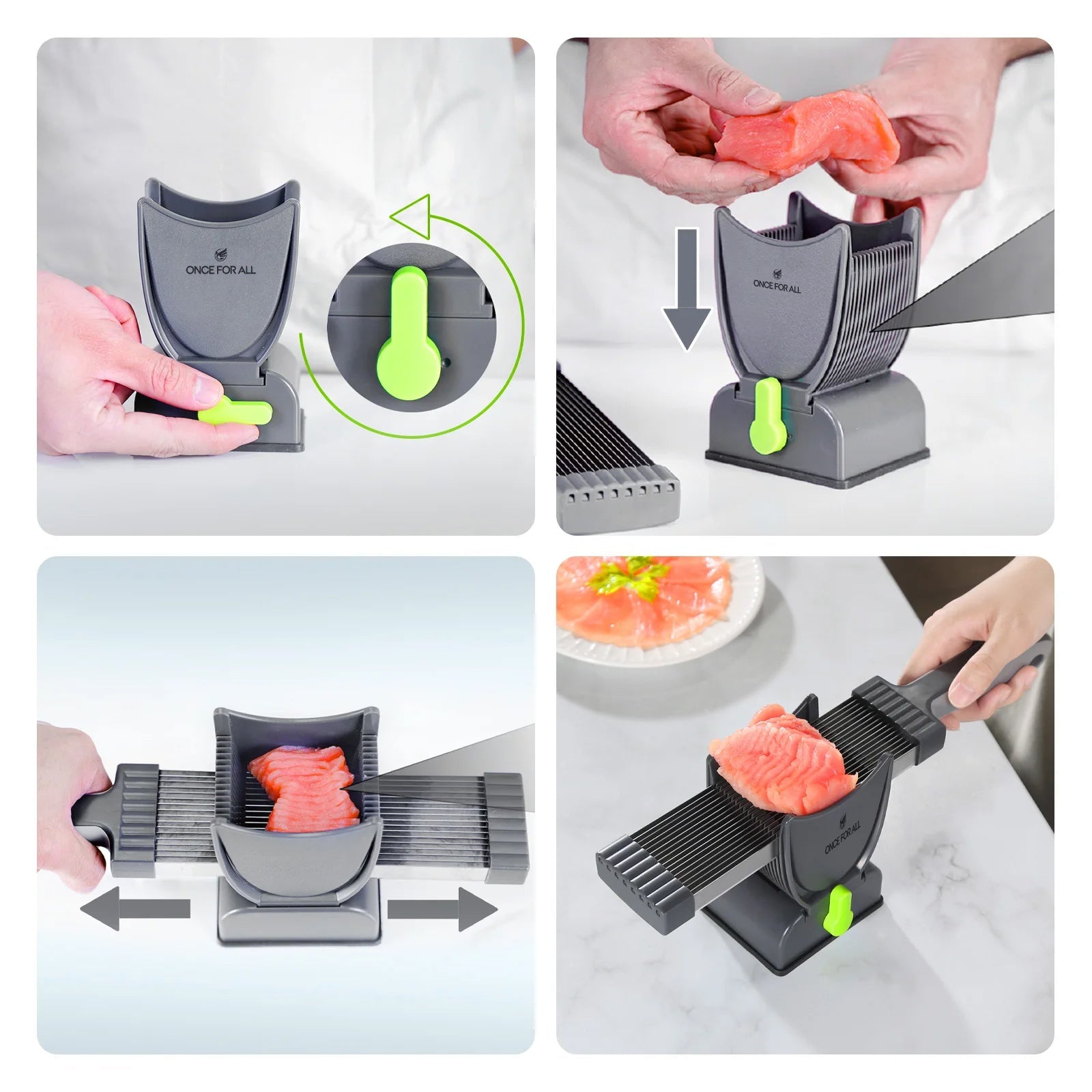 Manual Food and Meat Slicer | Time-Saving Kitchen Essential for Quicker, Easier, Stress-Free Cooking