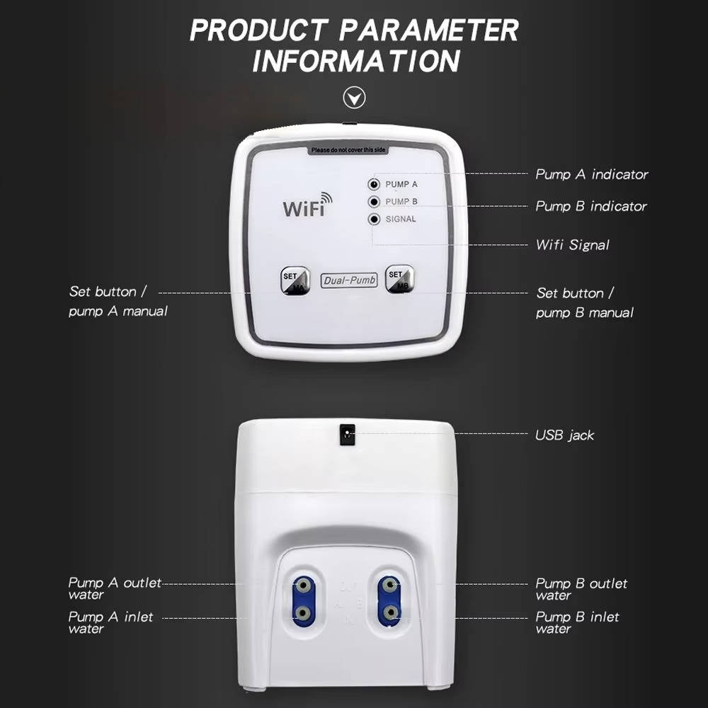 Wifi Smart Automatic Waterer For Plants — Up To 20 Pots | Hardy, Weather-Resistant & Beautifully Designed for Your Outdoor Space