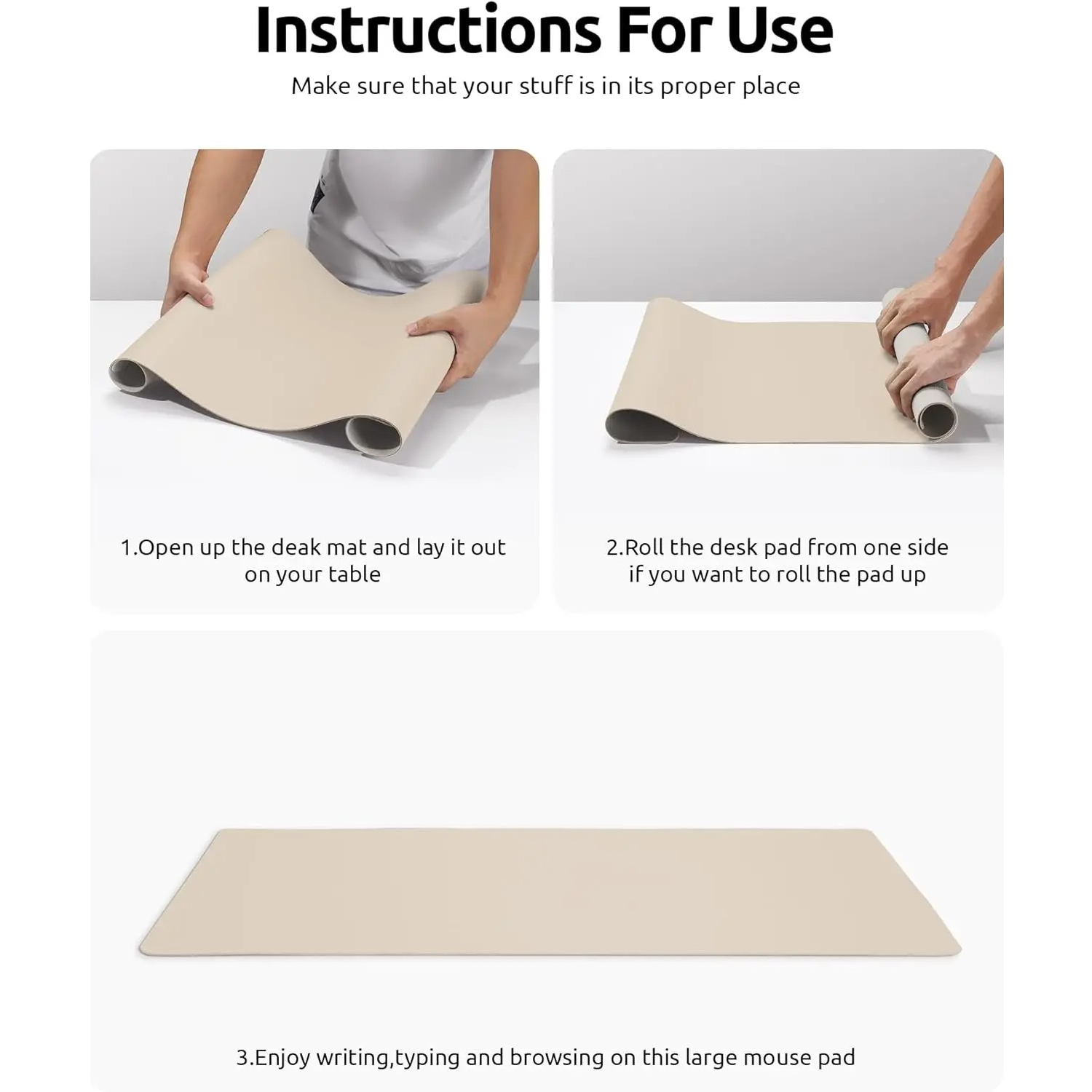 Leather Desk Mat | Compact, Stylish & Incredibly Useful — An Everyday Home Must-Have