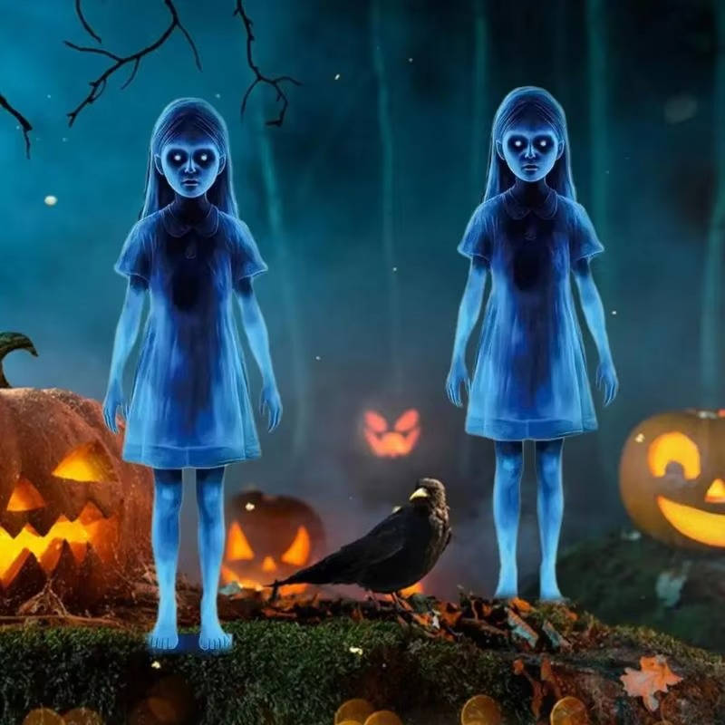Girl Ghost Courtyard Decoration for Halloween | Some Decorations Are Just Décor — This One Becomes Part of Your Tradition