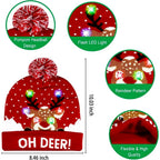 Light Up Christmas Hat | The Perfect Seasonal Touch for Your Home — or as a Thoughtful Gift