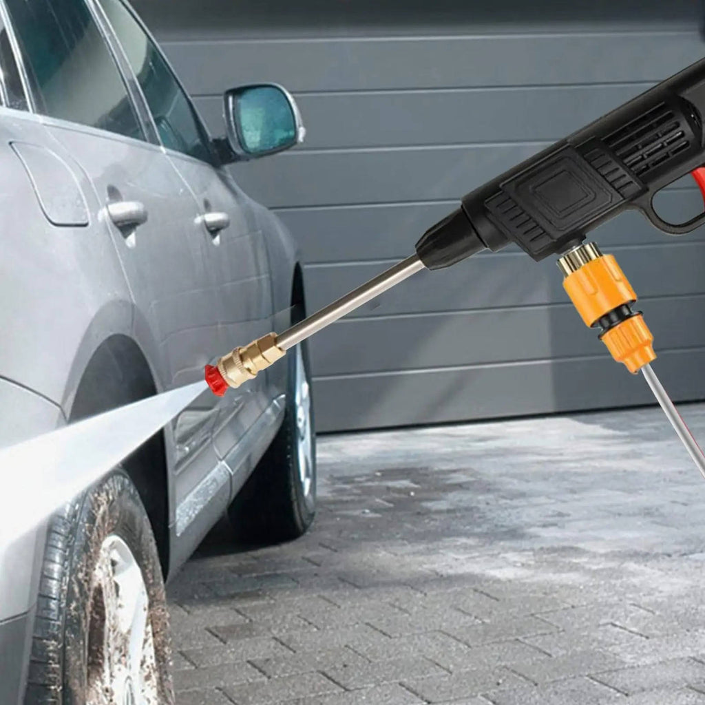 Cordless Portable High Pressure Spray Water Gun Set | Ideal for Cleaning Cars, Patios & Garden Furniture | Built for British Weather — Durable, Attractive Outdoor Design