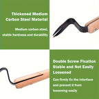 Stainless Steel Weed Puller Tool with Wooden Handle | Easy-Care Garden Essential That Transforms Any Outdoor Space