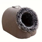 Winter Cat Bed | Warm Self-Warming Donut Pet Bed for Cats & Small Dogs