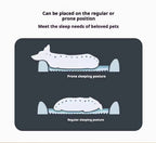 Orthopedic Anti-Slip Dog Car Seat Cover | Waterproof Back Seat Protector with Pet Bed