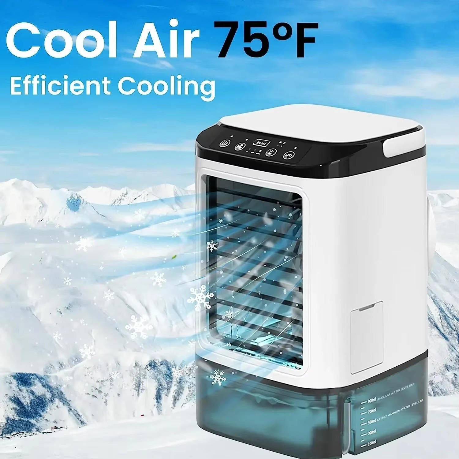 Portable Mini Air Conditioner | Salon-Quality Haircare for Stronger, Shinier, Healthier Hair
