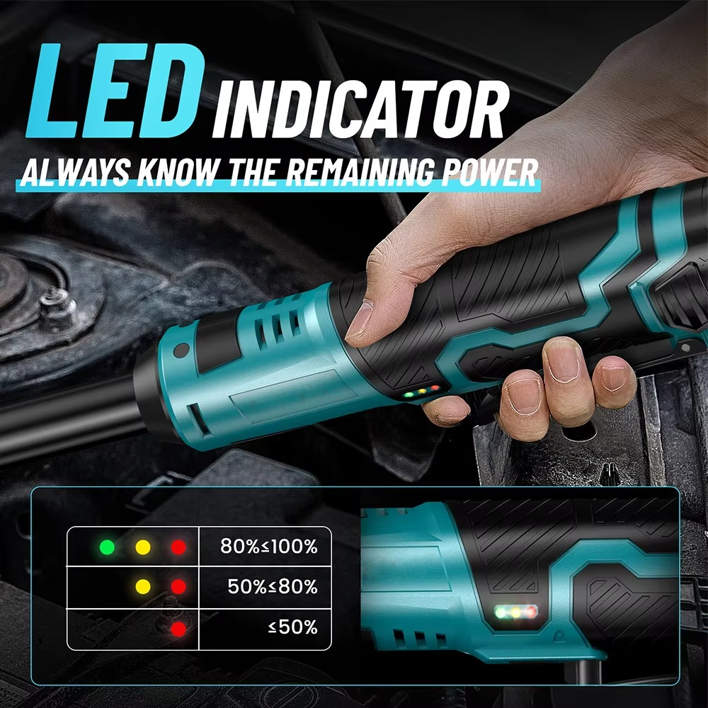 Electric Wrench Ratchet | Heavy-Duty Performance in a Compact, Ergonomic, Easy-to-Use Design