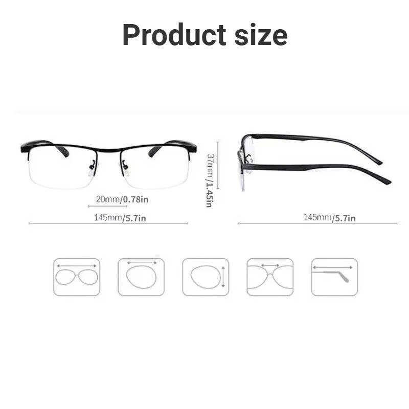 Smart German Progressive Glasses — Multifocal Intelligent Reading & Distance Eyewear | Effortlessly Functional Home Essential for Clean, Organised Living
