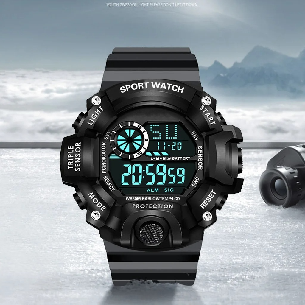 Men's Digital Sports Watch | Premium Quality, Thoughtful Design — Built for Real Everyday Life