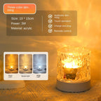 Crystal Ripple Projector Night Light | High-Performance Tech Built for Modern, Busy, On-the-Go Lifestyles