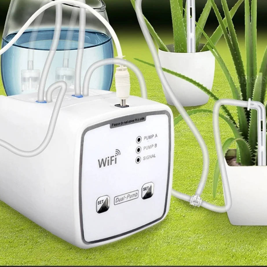 Wifi Smart Automatic Waterer For Plants — Up To 20 Pots | Hardy, Weather-Resistant & Beautifully Designed for Your Outdoor Space
