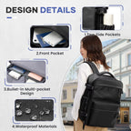 15.6in Travel Backpack | Luxury-Feel Fashion Accessory — Where Style Meets Everyday Function