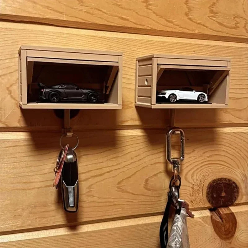 Fun Car Garage Key Holder for Wall | Effortlessly Functional Home Essential for Clean, Organised Living