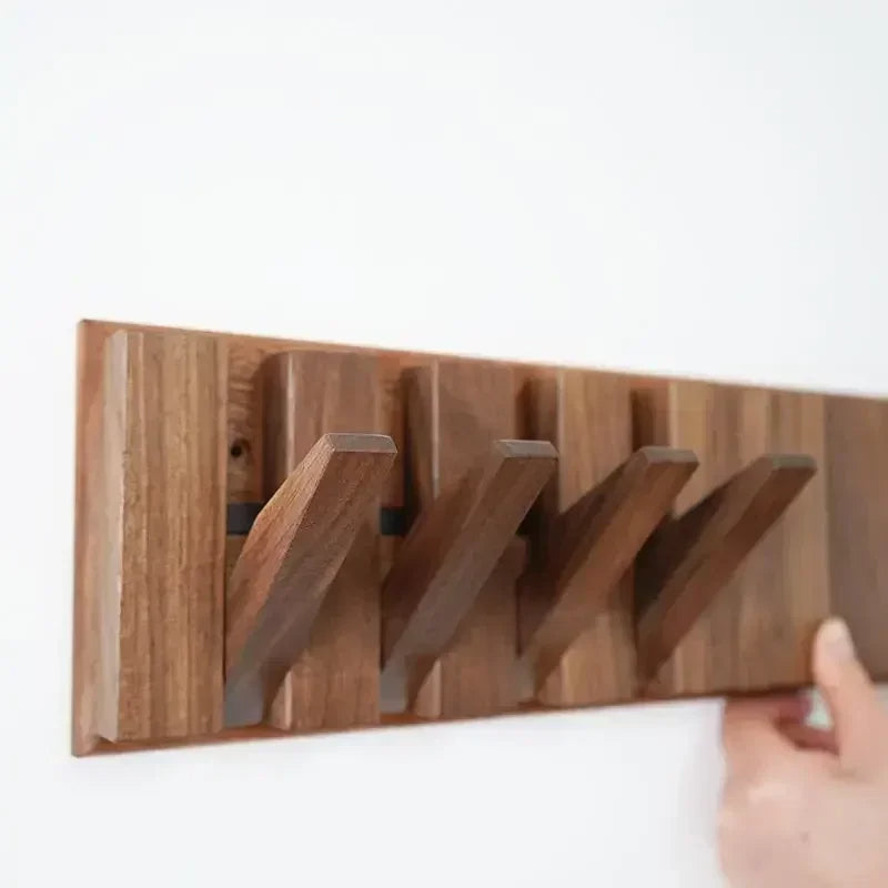 Wooden Wall-Mounted Coat Rack and Coat Hook | Soft, Breathable & Built for Style — Your New Wardrobe Essential