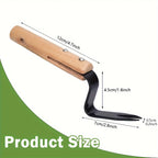 Stainless Steel Weed Puller Tool with Wooden Handle | Easy-Care Garden Essential That Transforms Any Outdoor Space